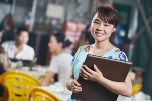 Catering Trade - Waitress in Cafe